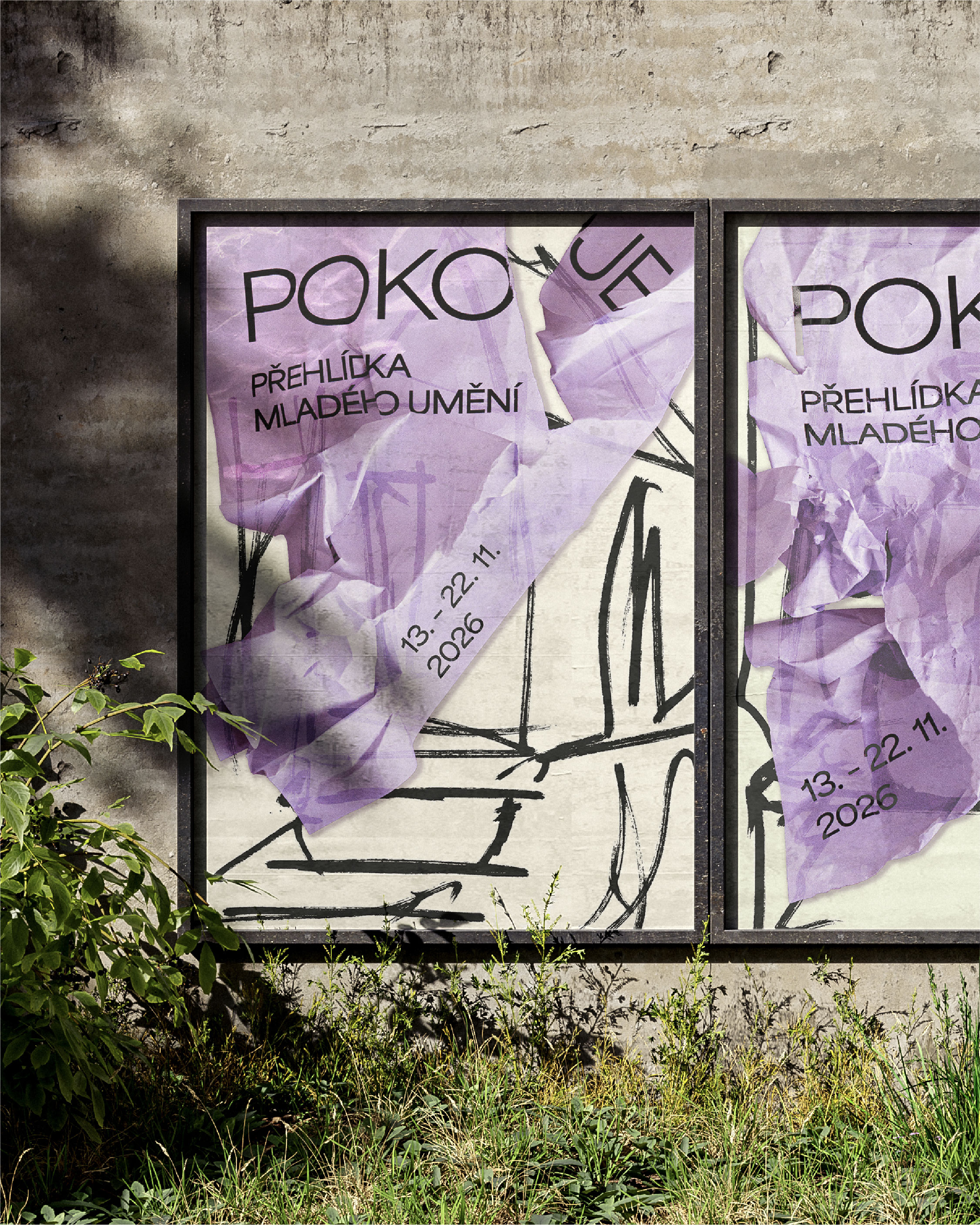 Pokoje — vizuální identita